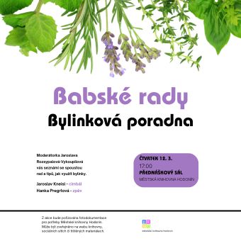 Moderátorka a spisovatelka Jaroslava Rozsypalová-Vykoupilová vás seznámí se spoustou rad a tipů, jak využít bylinky.